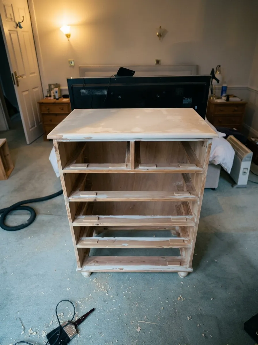 Cabinet restoration — before