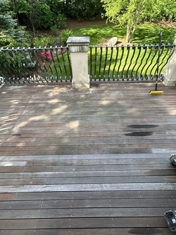 Deck Restoration & Stain Finish — before