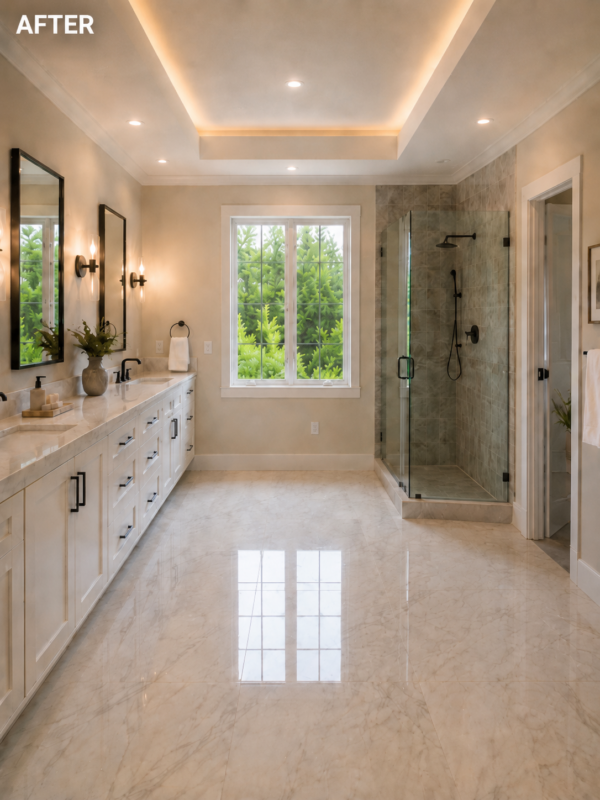 Bathroom Transformation – Before & After — after