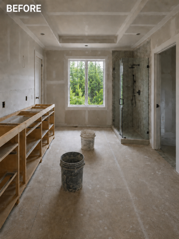 Bathroom Transformation – Before & After — before